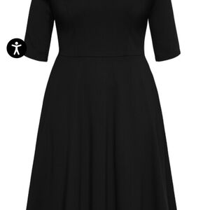 City Chic Black Dress